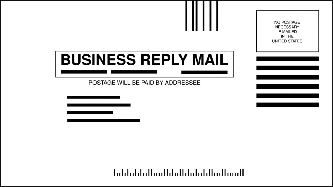 耐用婴童产品Business Reply Mail商业回邮